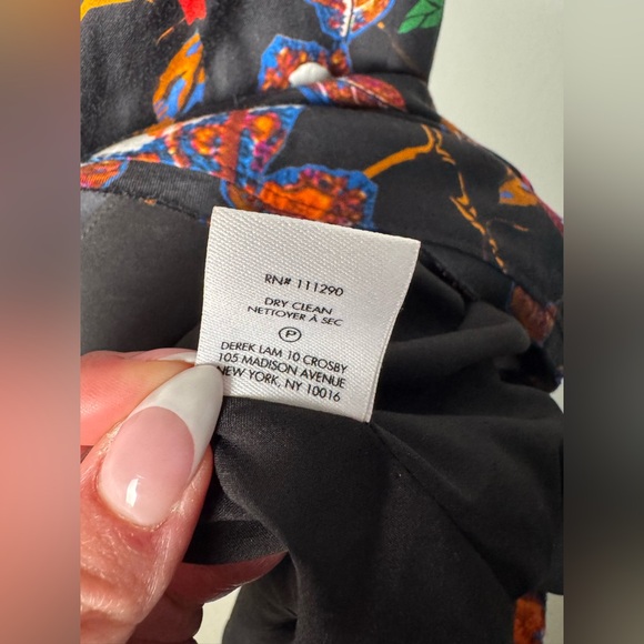 ❌SOLD❌Derek Lam 10 Crosby Floral Camisole Flounce Twist Slip Mini Dress - Picture 9 of 10